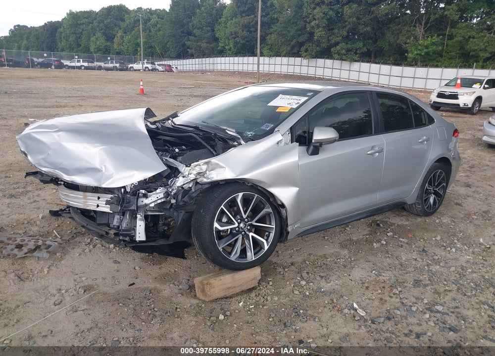 2020 TOYOTA COROLLA SE VIN: JTDS4RCE6LJ001872