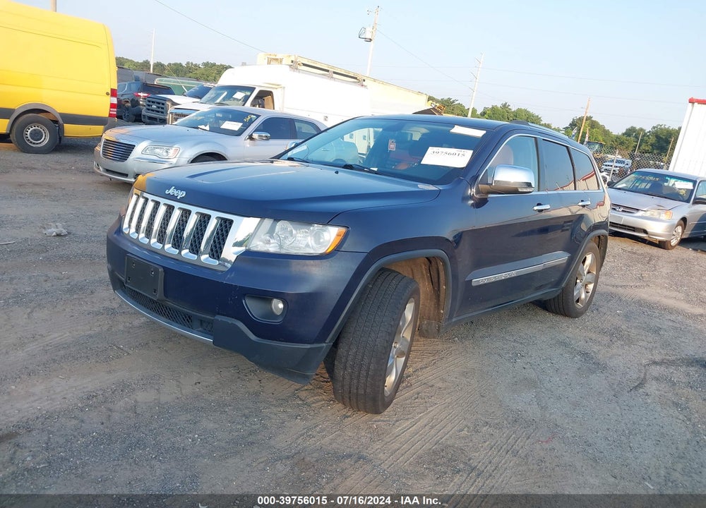 2013 JEEP GRAND CHEROKEE OVERLAND VIN: 1C4RJFCG9DC541522