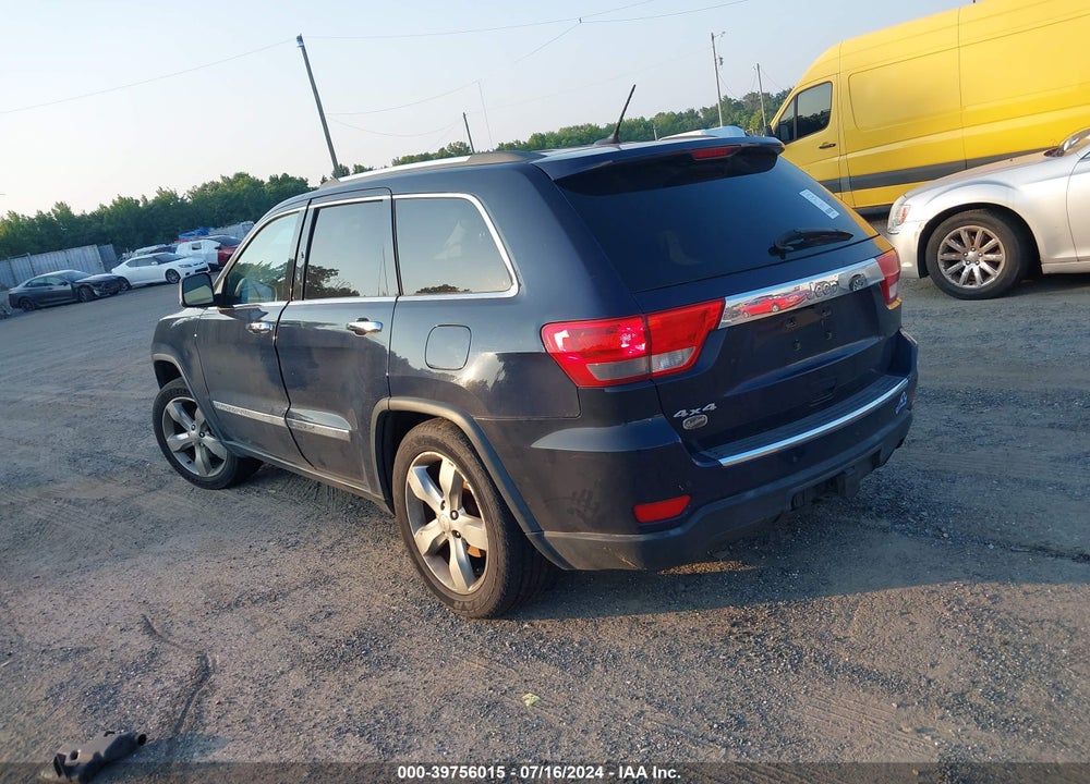 2013 JEEP GRAND CHEROKEE OVERLAND VIN: 1C4RJFCG9DC541522