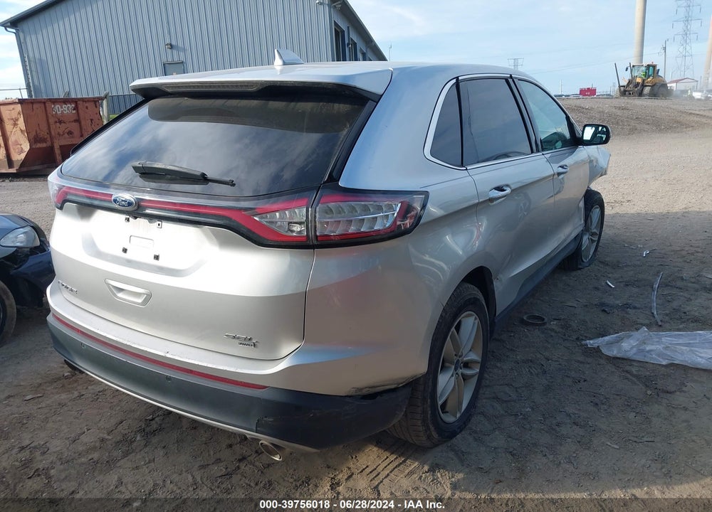 2016 FORD EDGE SEL VIN: 2FMPK4J82GBB24005