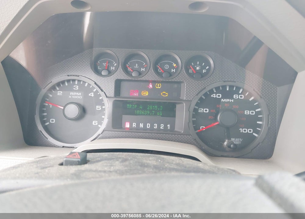 2008 FORD F-250 XL/XLT VIN: 1FTNF21598EE58340