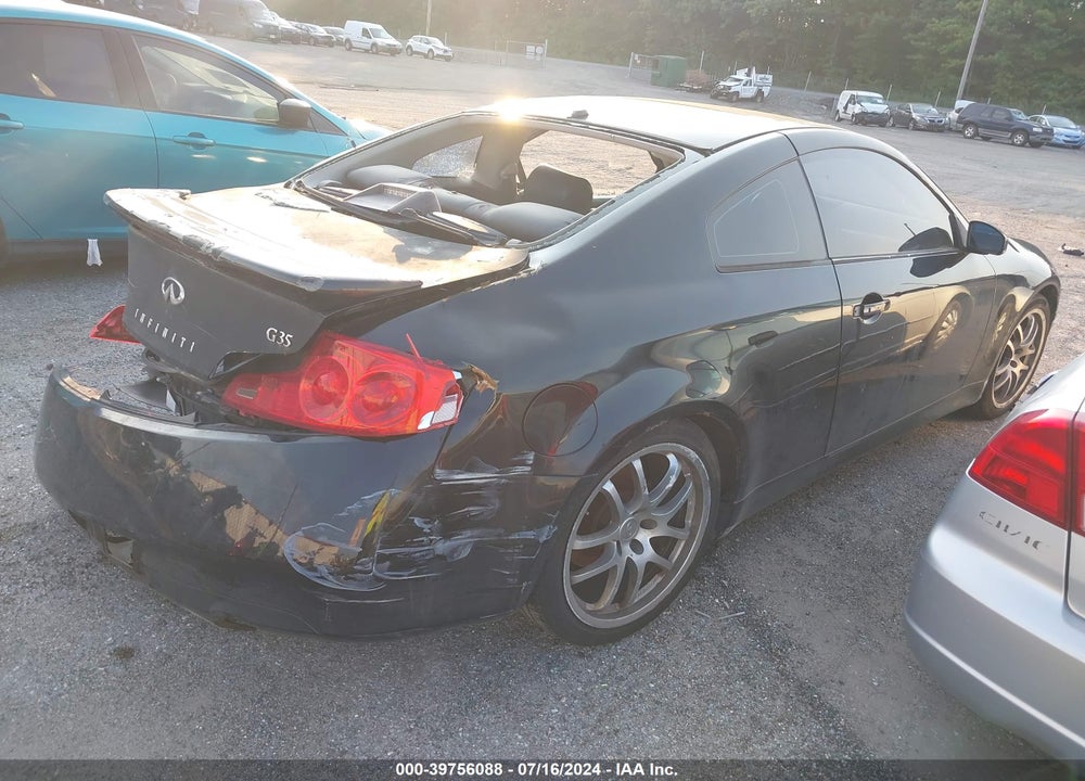 2006 INFINITI G35 VIN: JNKCV54E06M704359
