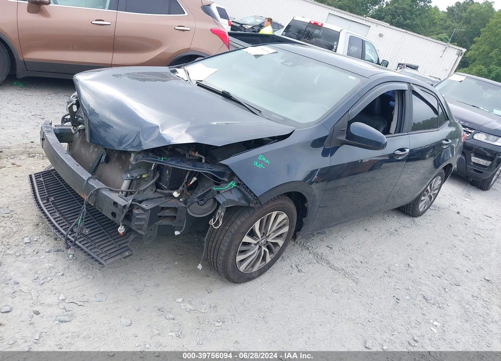 2017 TOYOTA COROLLA XLE VIN: 2T1BURHE8HC801357