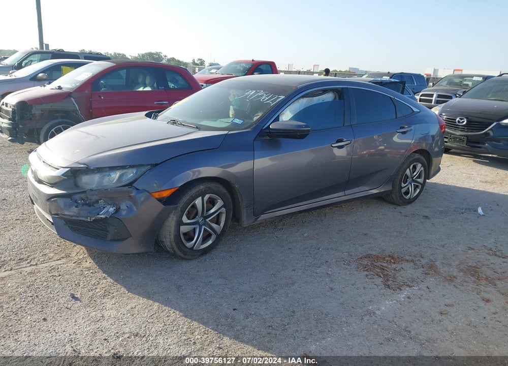 2018 HONDA CIVIC LX VIN: 19XFC2F54JE011883