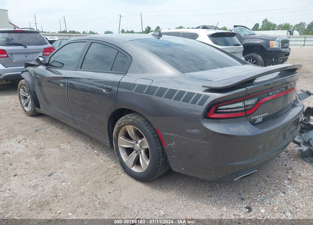2015 DODGE CHARGER SXT VIN: 2C3CDXHG3FH734085