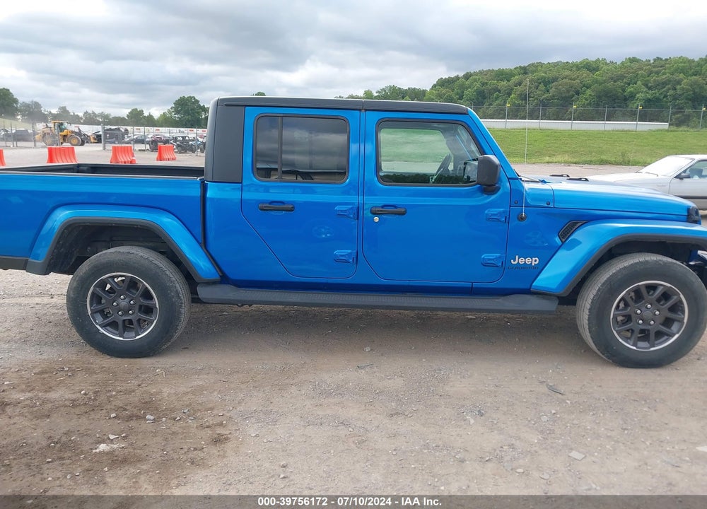 2022 JEEP GLADIATOR OVERLAND 4X4 VIN: 1C6HJTFG4NL128597