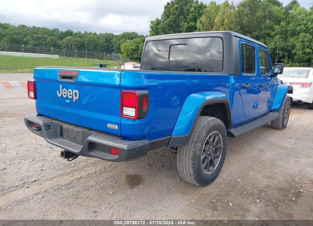 2022 JEEP GLADIATOR OVERLAND 4X4 VIN: 1C6HJTFG4NL128597