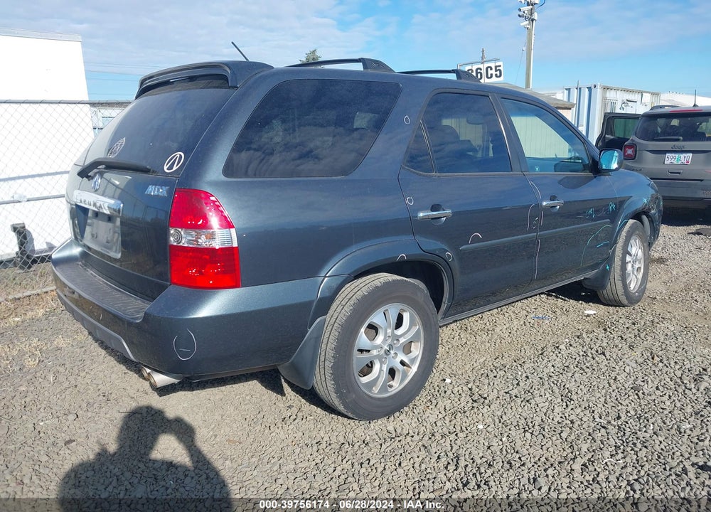 2003 ACURA MDX VIN: 2HNYD18653H549001