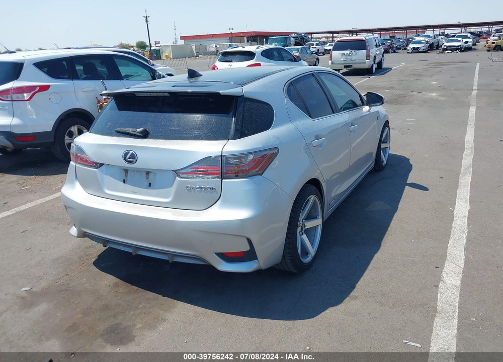 2014 LEXUS CT 200H VIN: JTHKD5BH3E2189735