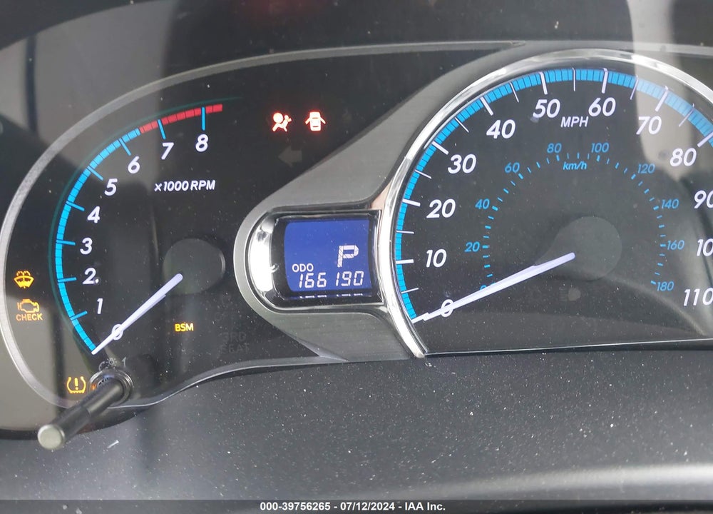 2013 TOYOTA SIENNA LIMITED 7 PASSENGER VIN: 5TDDK3DC9DS065336
