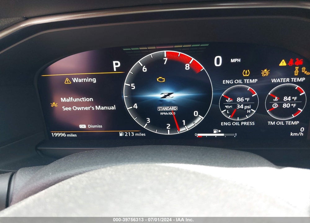 2023 NISSAN Z SPORT AUTO VIN: JN1BZ4AH8PM310879