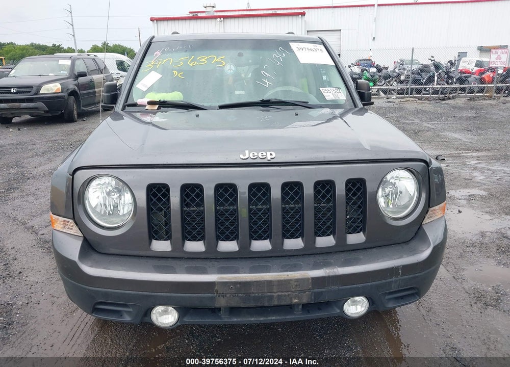 2016 JEEP PATRIOT LATITUDE VIN: 1C4NJRFB7GD619570