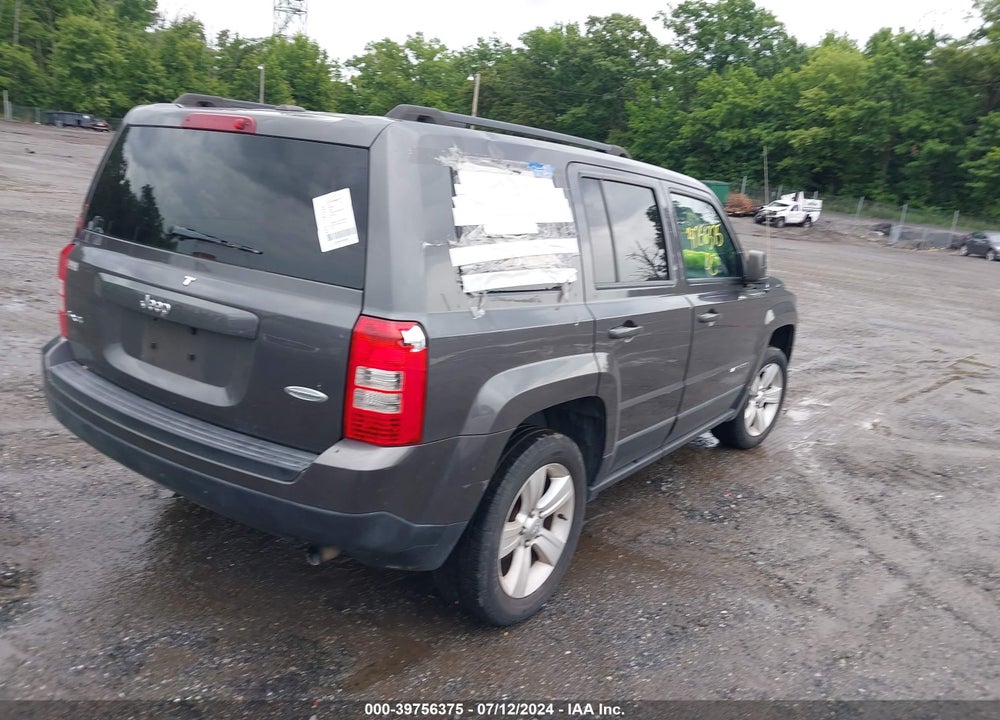 2016 JEEP PATRIOT LATITUDE VIN: 1C4NJRFB7GD619570