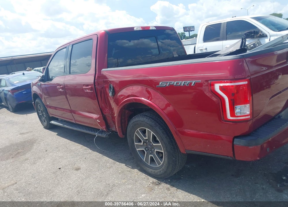 2016 FORD F-150 XLT VIN: 1FTEW1CP8GKD75152