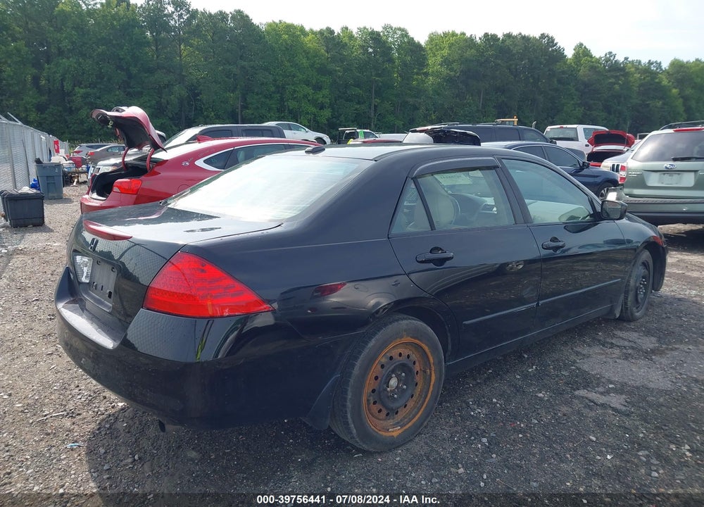 2007 HONDA ACCORD 2.4 EX VIN: 1HGCM56847A138349