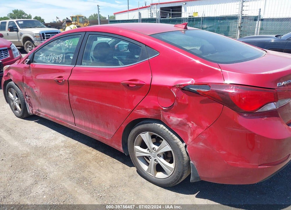 2016 HYUNDAI ELANTRA VALUE EDITION VIN: KMHDH4AE9GU521065