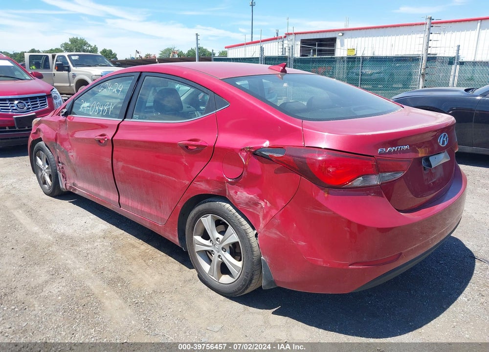 2016 HYUNDAI ELANTRA VALUE EDITION VIN: KMHDH4AE9GU521065