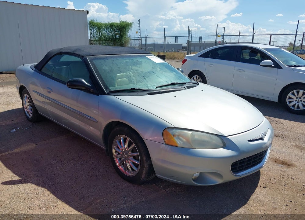 2001 CHRYSLER SEBRING LIMITED VIN: 1C3EL65U21N602290