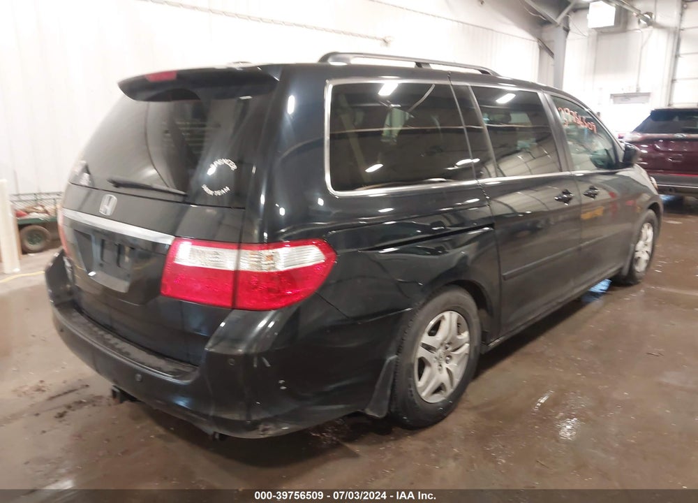 2007 HONDA ODYSSEY TOURING VIN: 5FNRL38867B119340