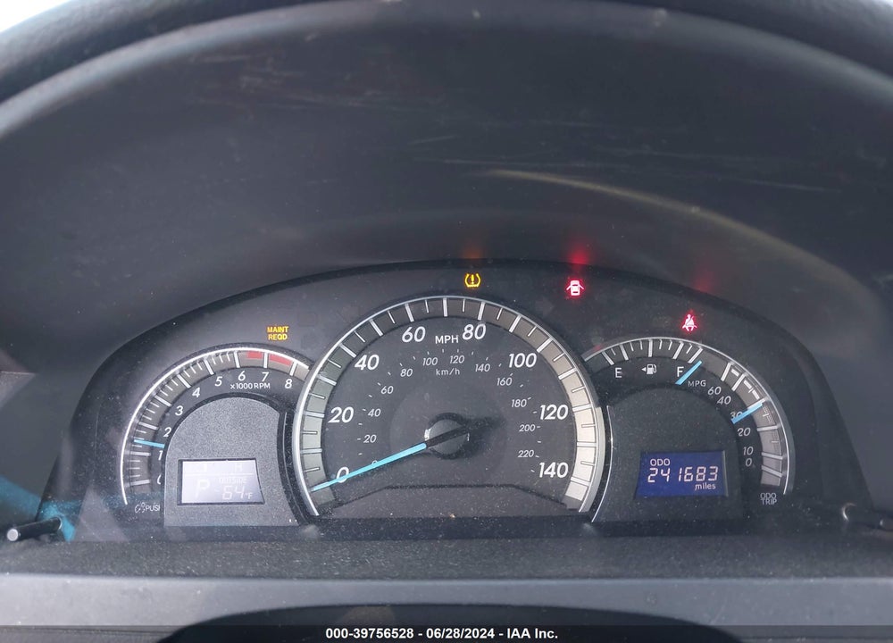 2012 TOYOTA CAMRY VIN: 4T1BF1FK3CU149274