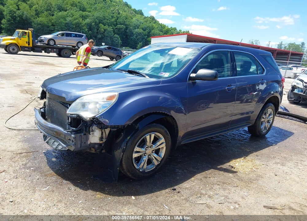 2013 CHEVROLET EQUINOX LS VIN: 2GNFLCEK2D6287892