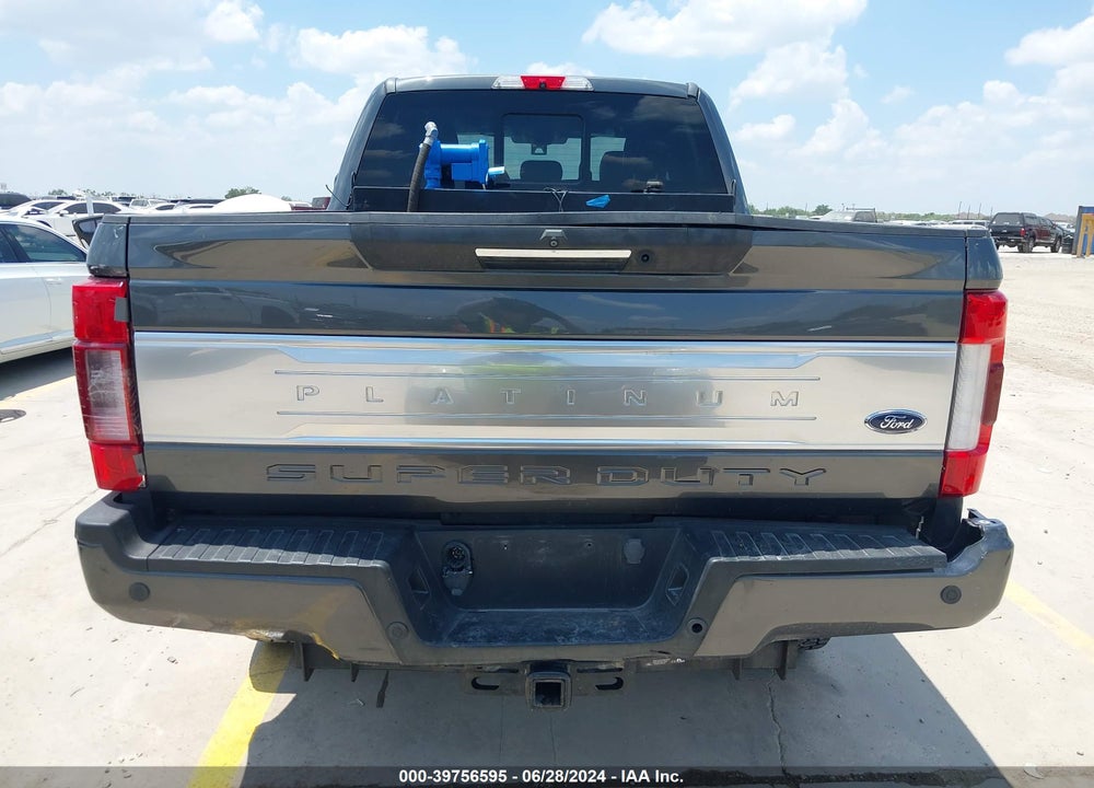 2019 FORD F-250 PLATINUM VIN: 1FT7W2BT5KEE10640