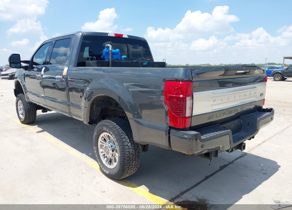 2019 FORD F-250 PLATINUM VIN: 1FT7W2BT5KEE10640