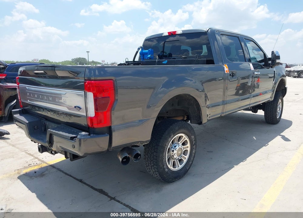 2019 FORD F-250 PLATINUM VIN: 1FT7W2BT5KEE10640