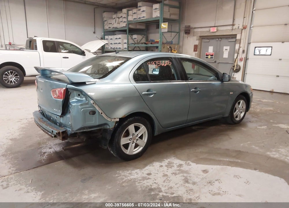 2008 MITSUBISHI LANCER VIN: JA3AU26U58U011187
