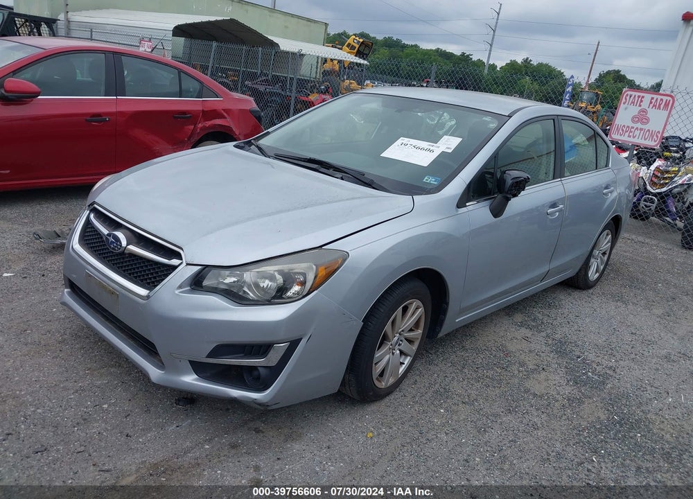 2016 SUBARU IMPREZA 2.0I PREMIUM VIN: JF1GJAB62GH015748