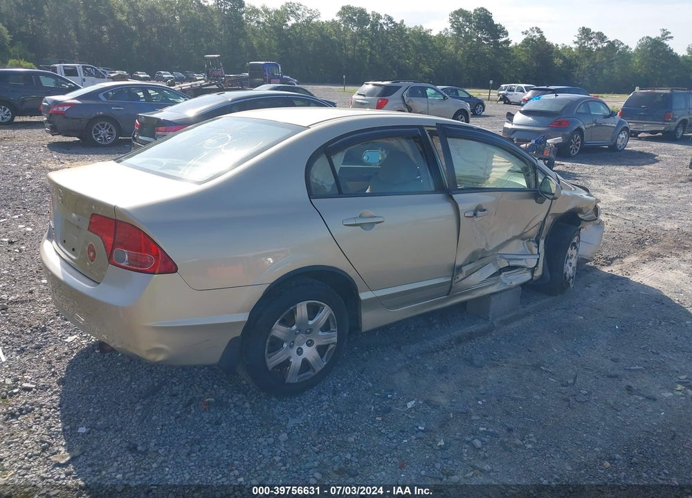 2008 HONDA CIVIC LX VIN: 1HGFA16528L081224