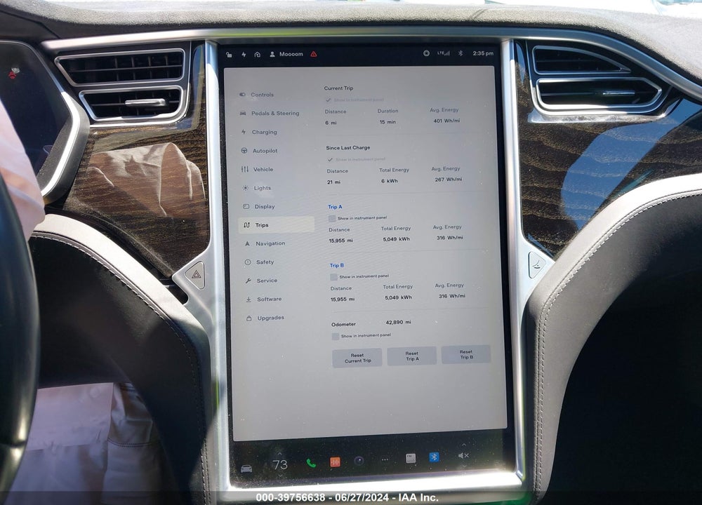 2016 TESLA MODEL S 60D/70D/75D/85D/90D VIN: 5YJSA1E26GF173006