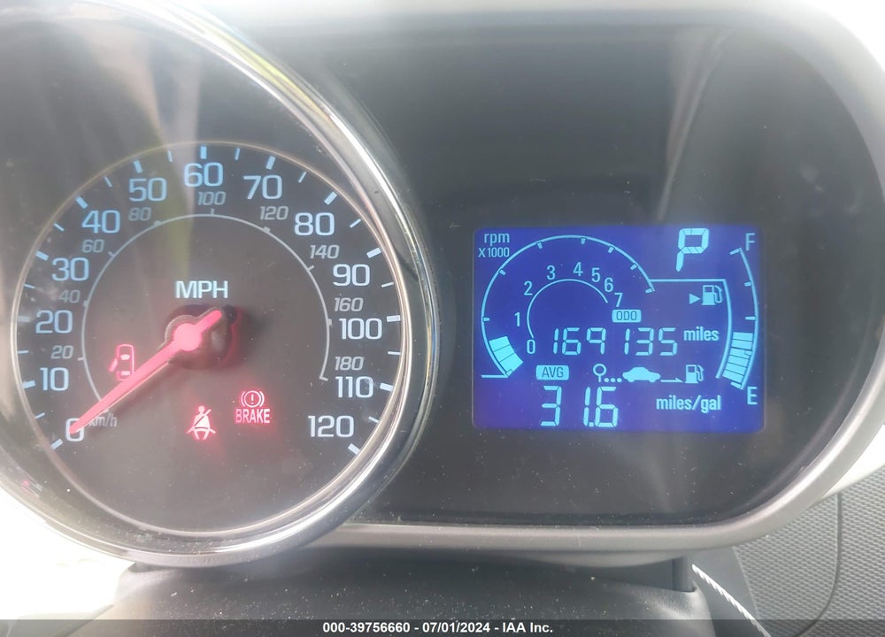 2013 CHEVROLET SPARK LS AUTO VIN: KL8CB6S98DC619321