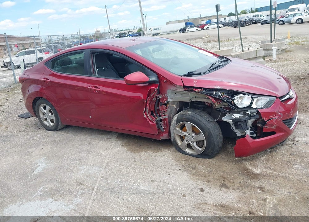 2015 HYUNDAI ELANTRA SE VIN: 5NPDH4AE4FH557713