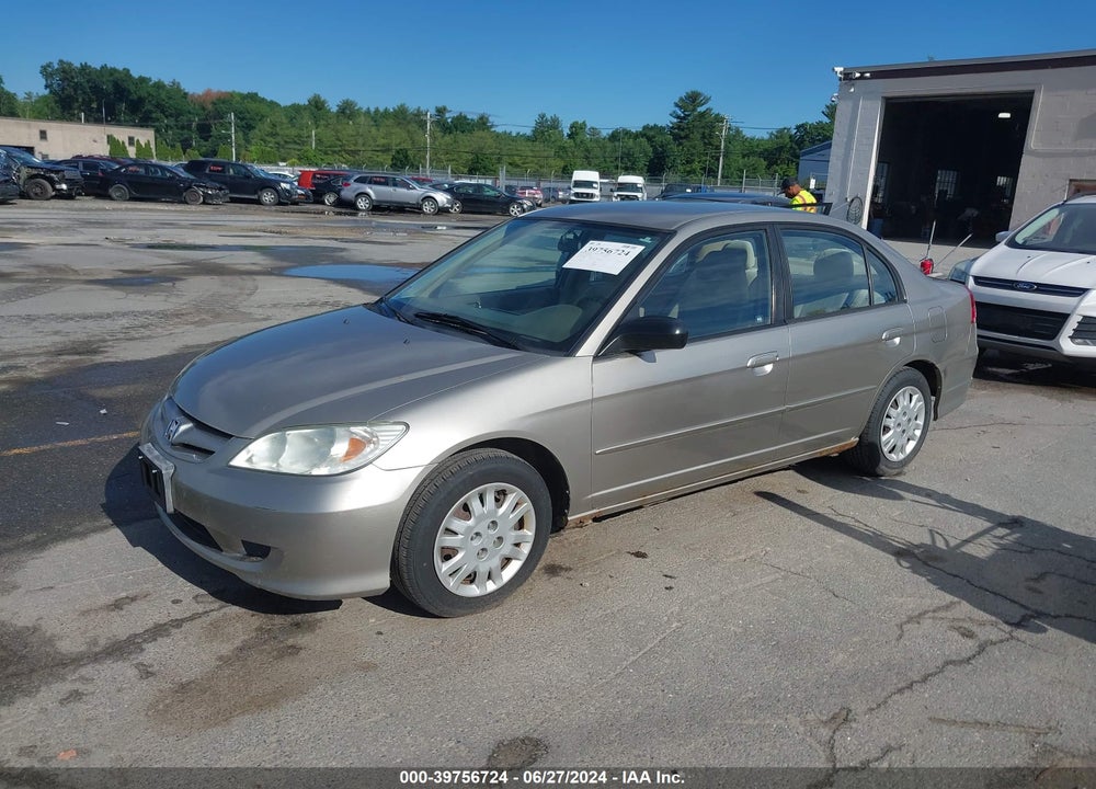 2004 HONDA CIVIC VIN: 2HGES16594H615254