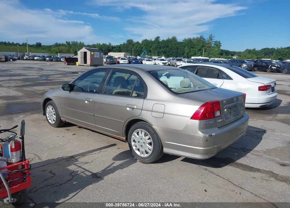 2004 HONDA CIVIC VIN: 2HGES16594H615254