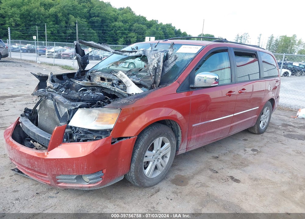 2008 DODGE GRAND CARAVAN SXT VIN: 2D8HN54X98R666592