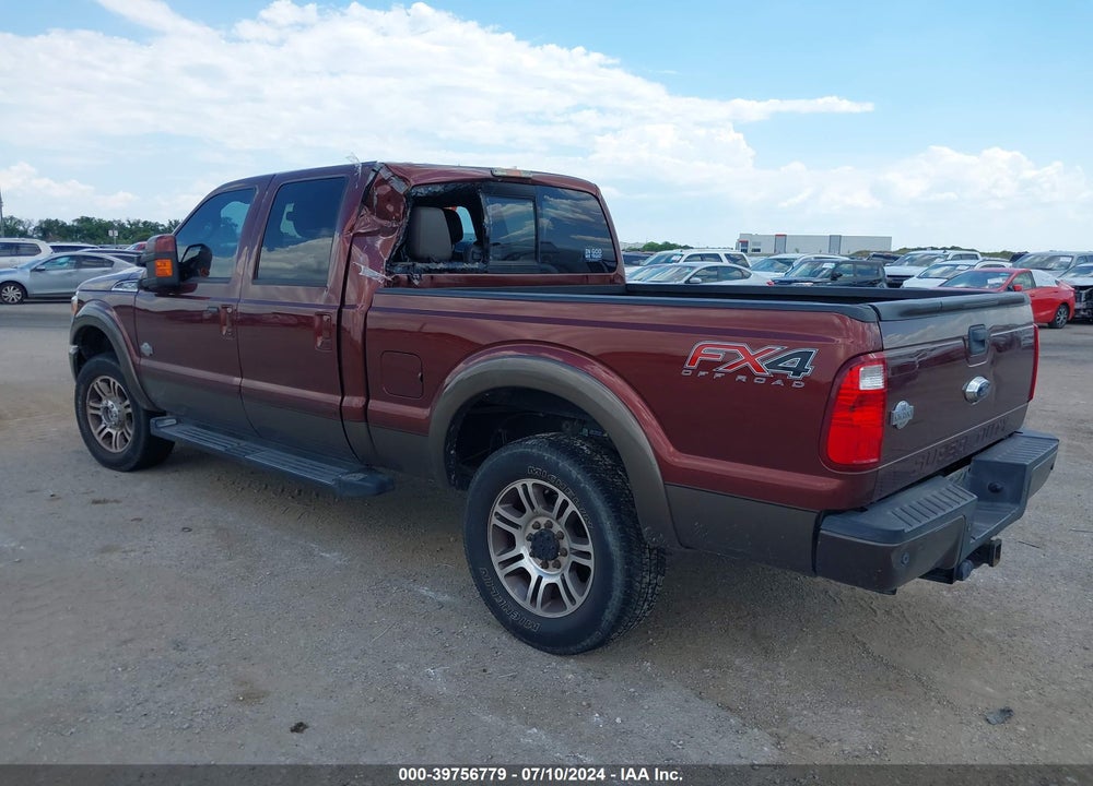 2015 FORD F-250 LARIAT VIN: 1FT7W2BT9FED15374