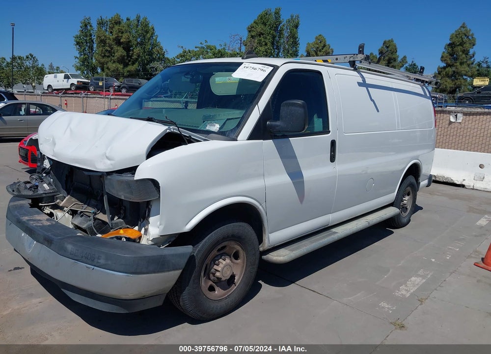 2020 CHEVROLET EXPRESS CARGO RWD 2500 REGULAR WHEELBASE WT VIN: 1GCWGAFG6L1261437