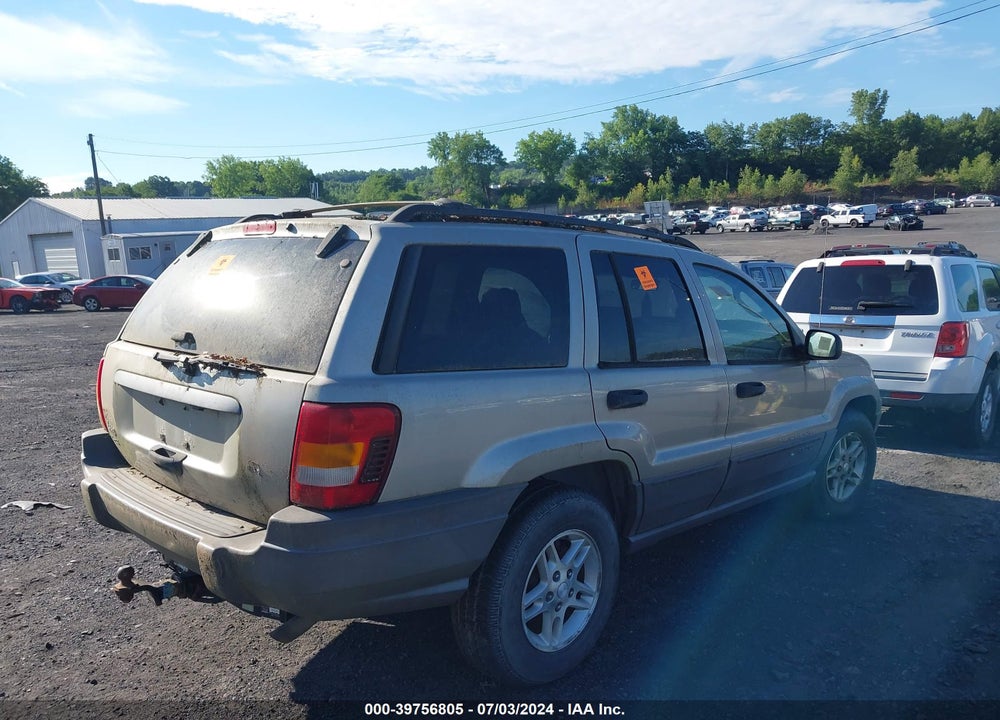 2004 JEEP GRAND CHEROKEE LAREDO VIN: 1J4GW48S74C325897