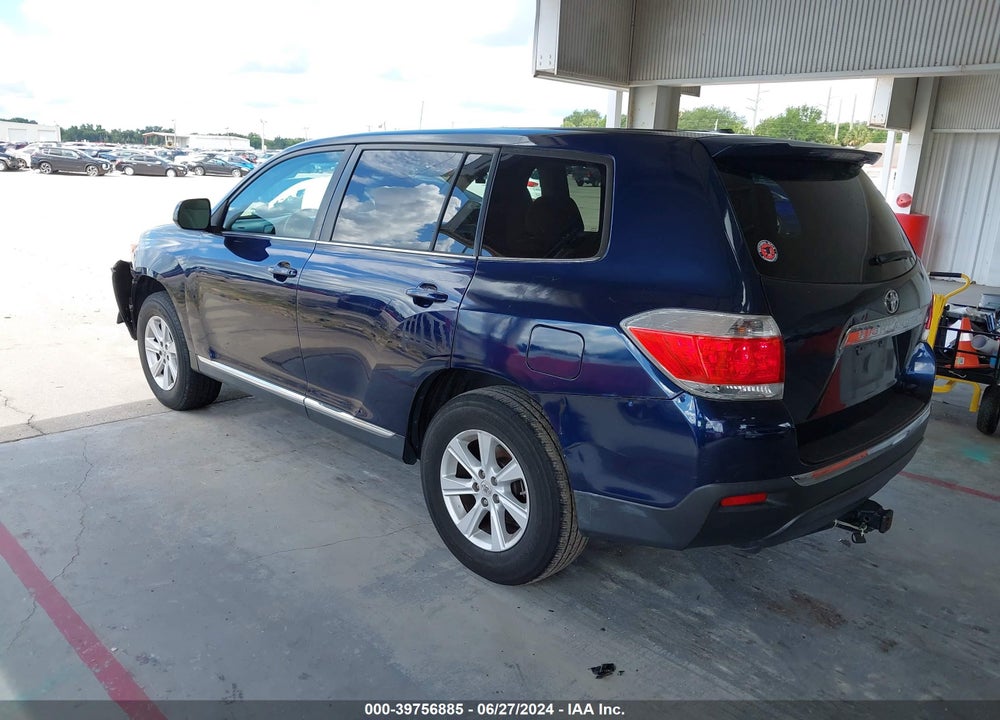 2012 TOYOTA HIGHLANDER BASE V6 VIN: 5TDZK3EH1CS060887