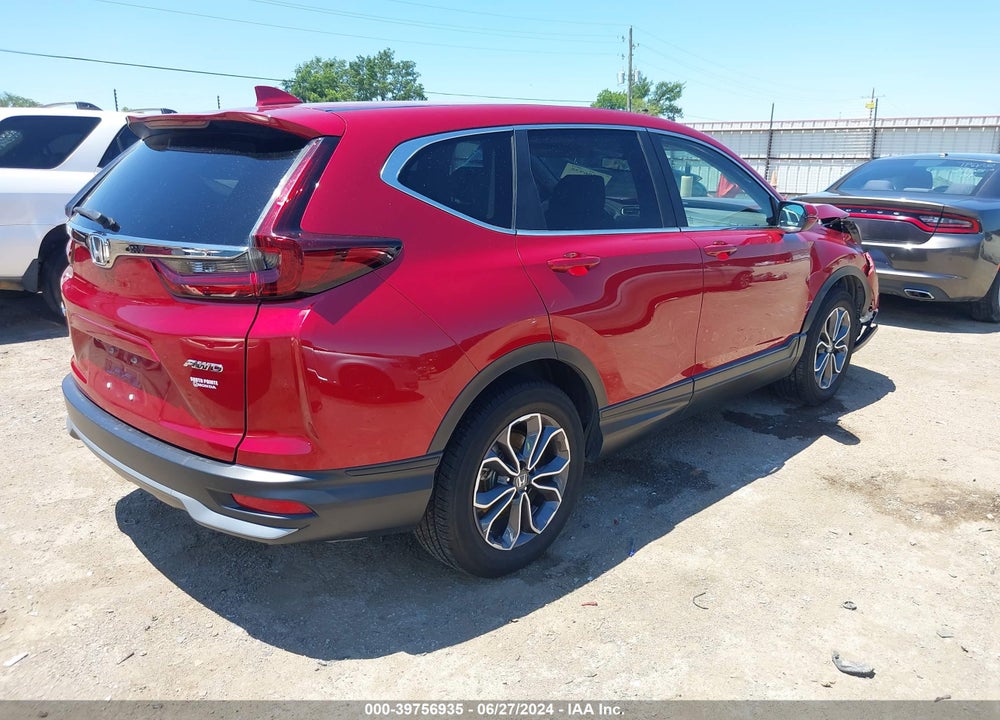 2021 HONDA CR-V AWD EX-L VIN: 2HKRW2H89MH608930