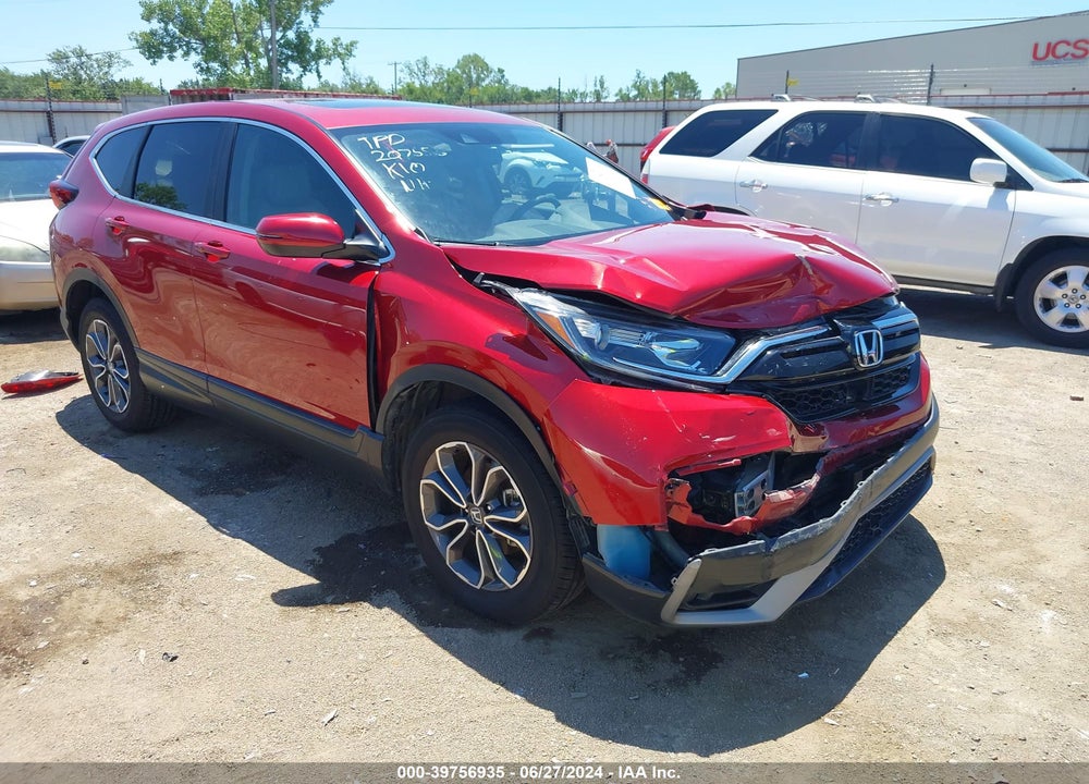 2021 HONDA CR-V AWD EX-L VIN: 2HKRW2H89MH608930