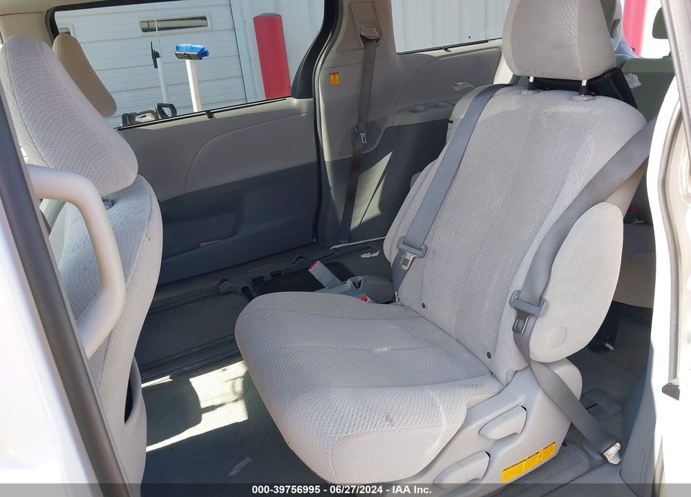 2012 TOYOTA SIENNA LE V6 8 PASSENGER VIN: 5TDKK3DC1CS250776
