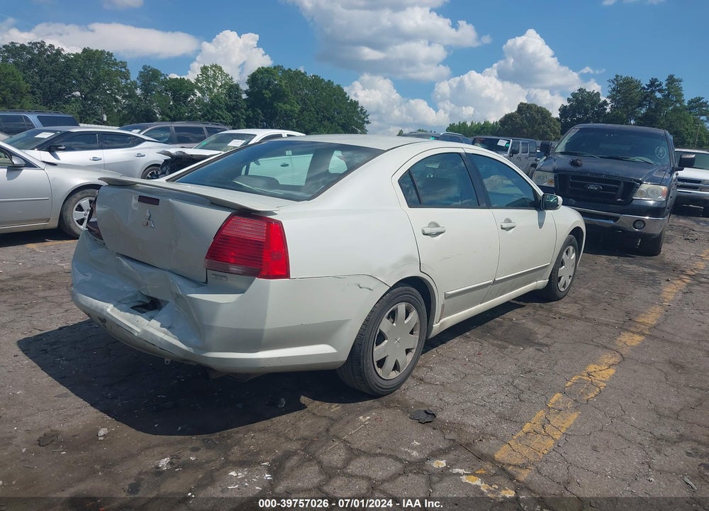 2004 MITSUBISHI GALANT ES VIN: 4A3AB36F74E077059