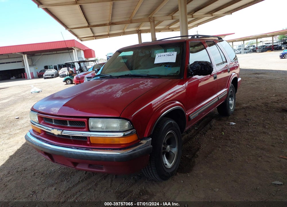 2001 CHEVROLET BLAZER LT VIN: 1GNCS13W112154128