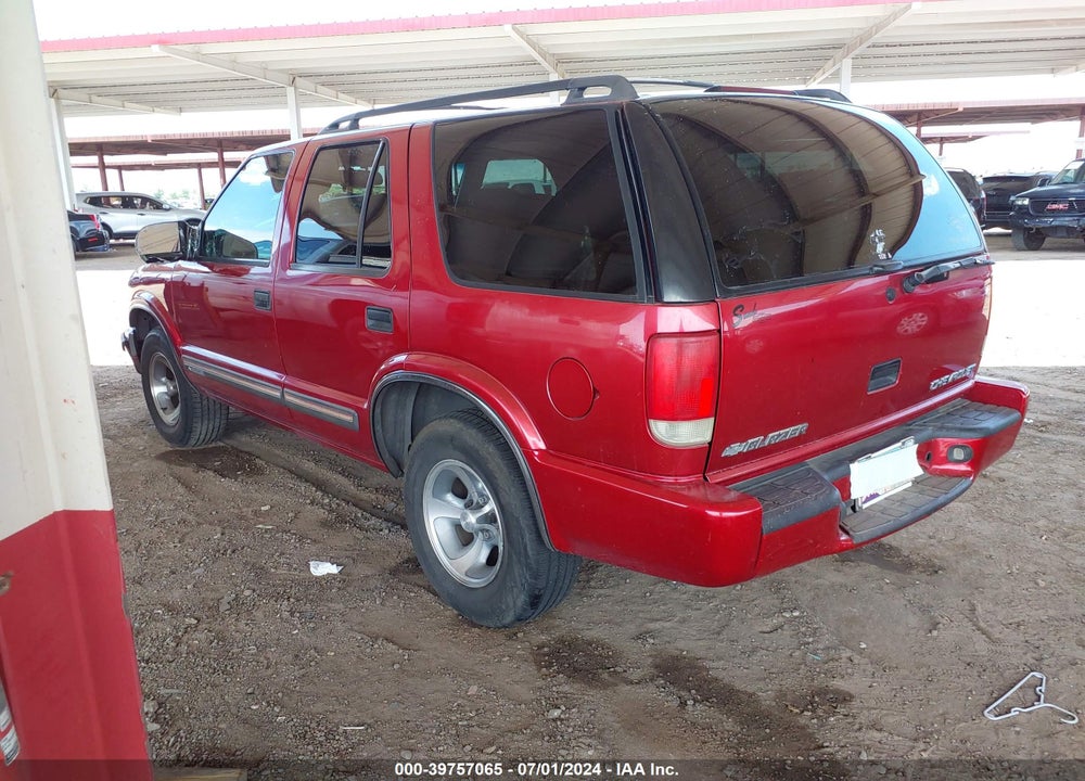 2001 CHEVROLET BLAZER LT VIN: 1GNCS13W112154128