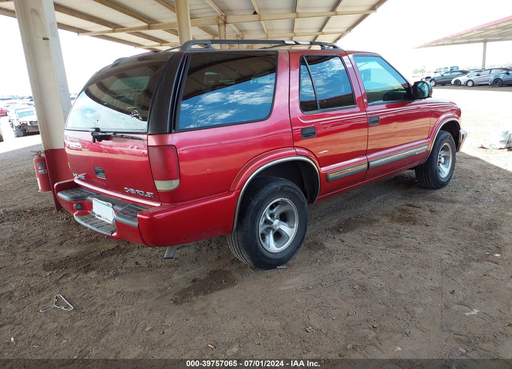 2001 CHEVROLET BLAZER LT VIN: 1GNCS13W112154128