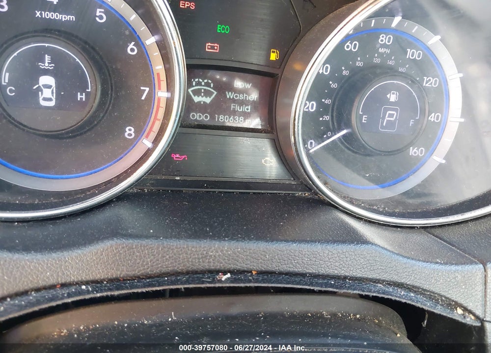 2012 HYUNDAI SONATA SE VIN: 5NPEC4AC2CH367955