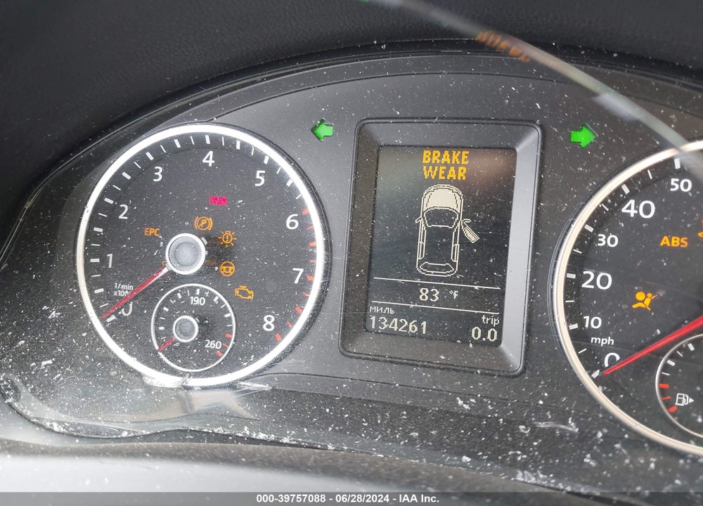 2012 VOLKSWAGEN TIGUAN SE VIN: WVGBV7AX5CW598727
